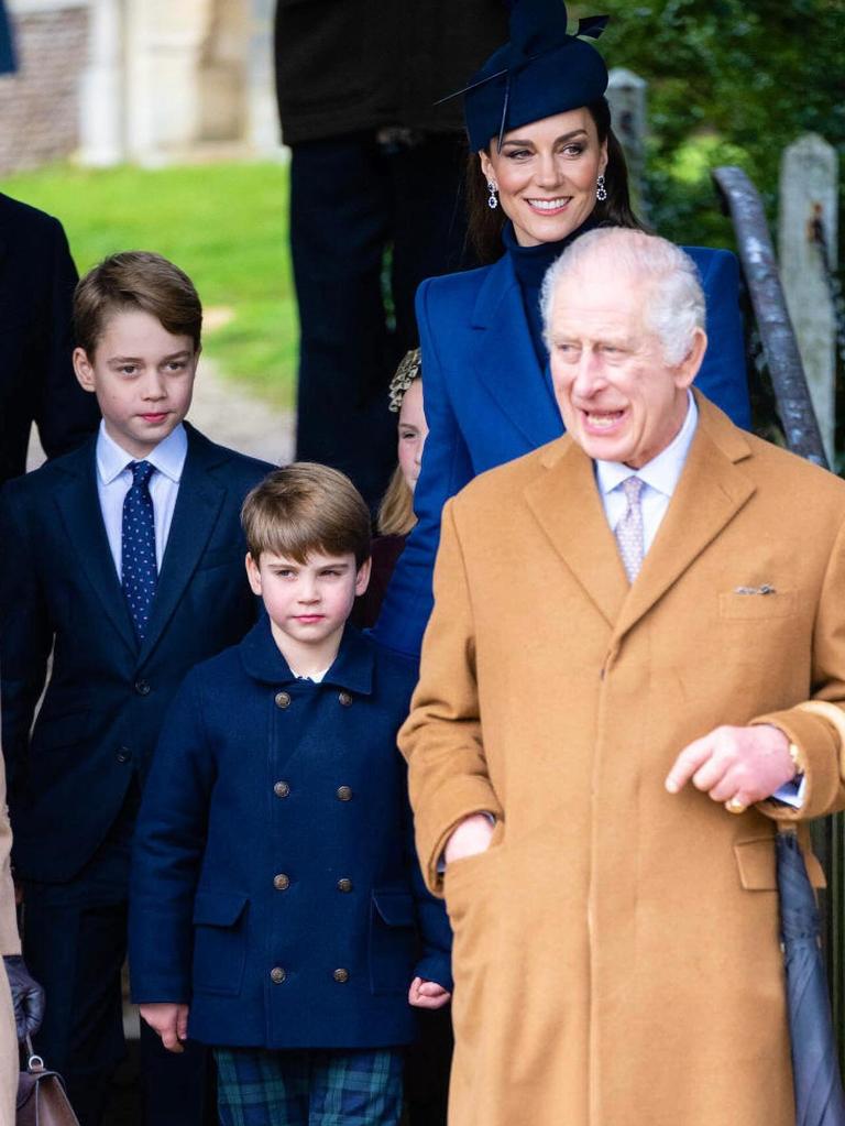 Kate Middleton attends the Christmas morning service last year alongside King Charles in Sandringham. Picture: Instagram