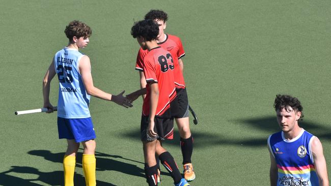 Division 2, Rockhampton versus Toowoomba at the Hockey Queensland under-18 menâ€™s state championships in Rockhampton from April 25 to 28, 2024.