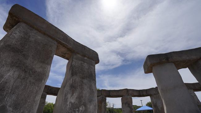 The circle of stones are believed to date back 5,000 years. Picture: CÃ©cile Clocheret / AFP