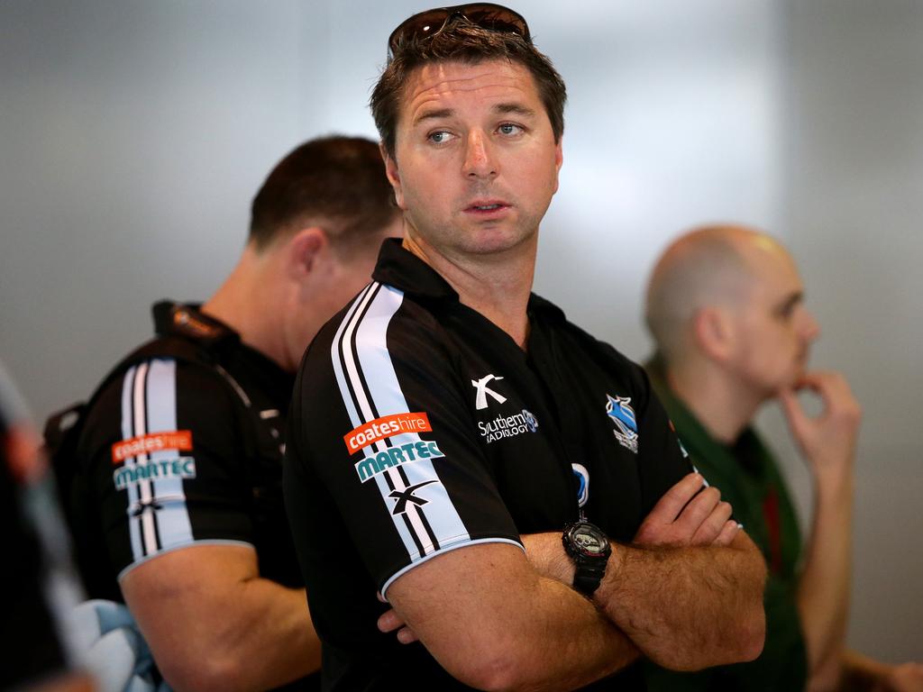 Steve Price is back at the Cronulla Sharks as an assistant coach. Picture: Jonathan Ng