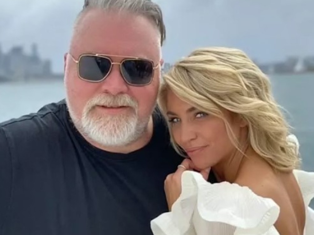 Kyle Sandilands and Tegan Kynaston make it official 15 months after getting engaged in January 2022. Picture: Instagram