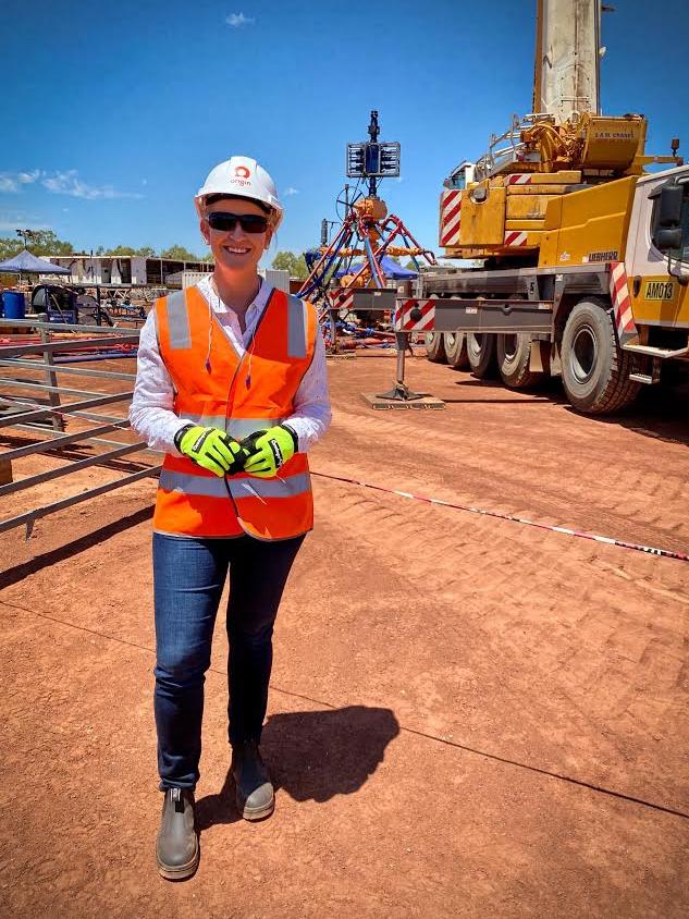 Northern Territory Deputy Chief Minister and Mining and Industry Minister Nicole Manison travelled to the Beetaloo Basin. Picture: SUPPLIED