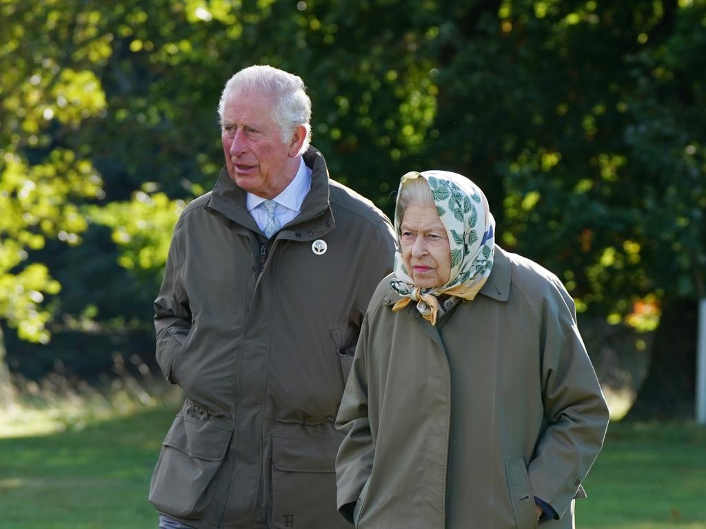 ‘Very well looked after’. Prince Charles with his mother, the Queen. Picture: Getty Images