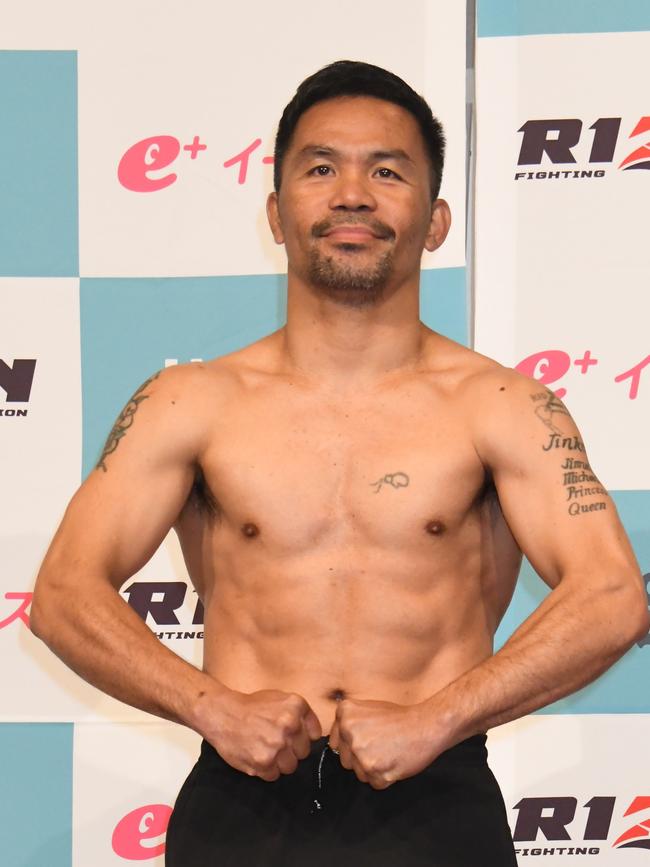 Manny Pacquiao in July 2024. Picture: Jun Sato/WireImage