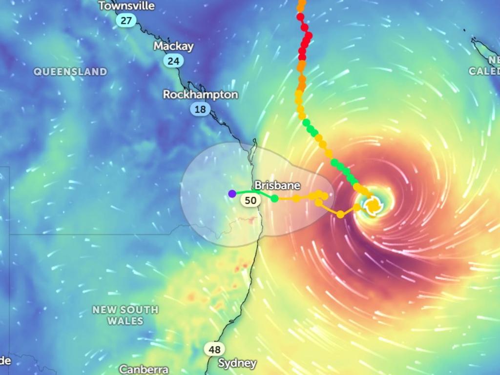 Tropical Cyclone Alfred is tipped to make landfall between Maroochydore and Coolangatta as its “destructive core” readies to cross the Queensland coast.