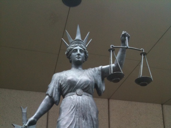 Goddess of Justice Photo Sunshine Coast Daily Archives