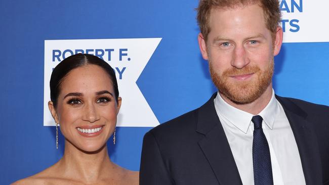 NEW YORK, NEW YORK - DECEMBER 06  Meghan, Duchess of Sussex and Prince Harry, Duke of Sussex attend the 2022 Robert F. Kennedy Human Rights Ripple of Hope Gala at New York Hilton on December 06, 2022 in New York City. (Photo by Mike Coppola/Getty Images forÃÂ 2022 Robert F. Kennedy Human Rights Ripple of Hope Gala)