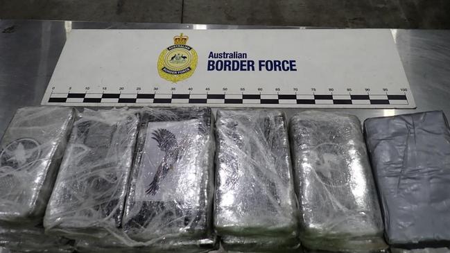 The seized cocaine. Picture: AFP