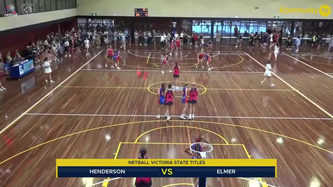 Replay: Henderson v Elmer (17&U)—2025 Netball Victoria State Titles Day 3