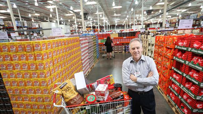 Costco’s local boss Patrick Noone at its Lidcombe store in western Sydney.