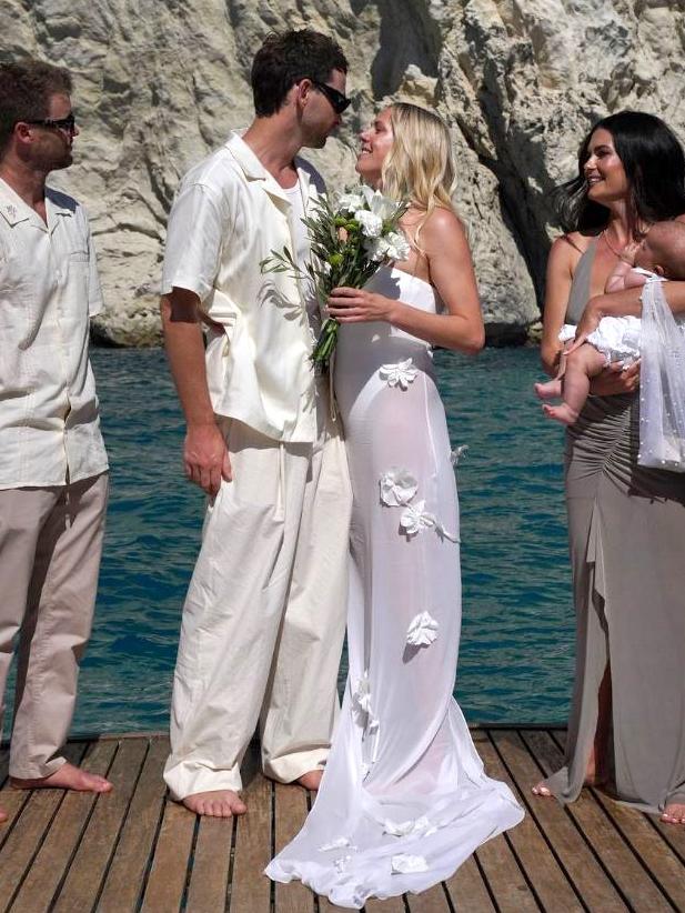 Laura Enever ﻿married her long-term partner. DJ Jake Smith. Picture: Supplied