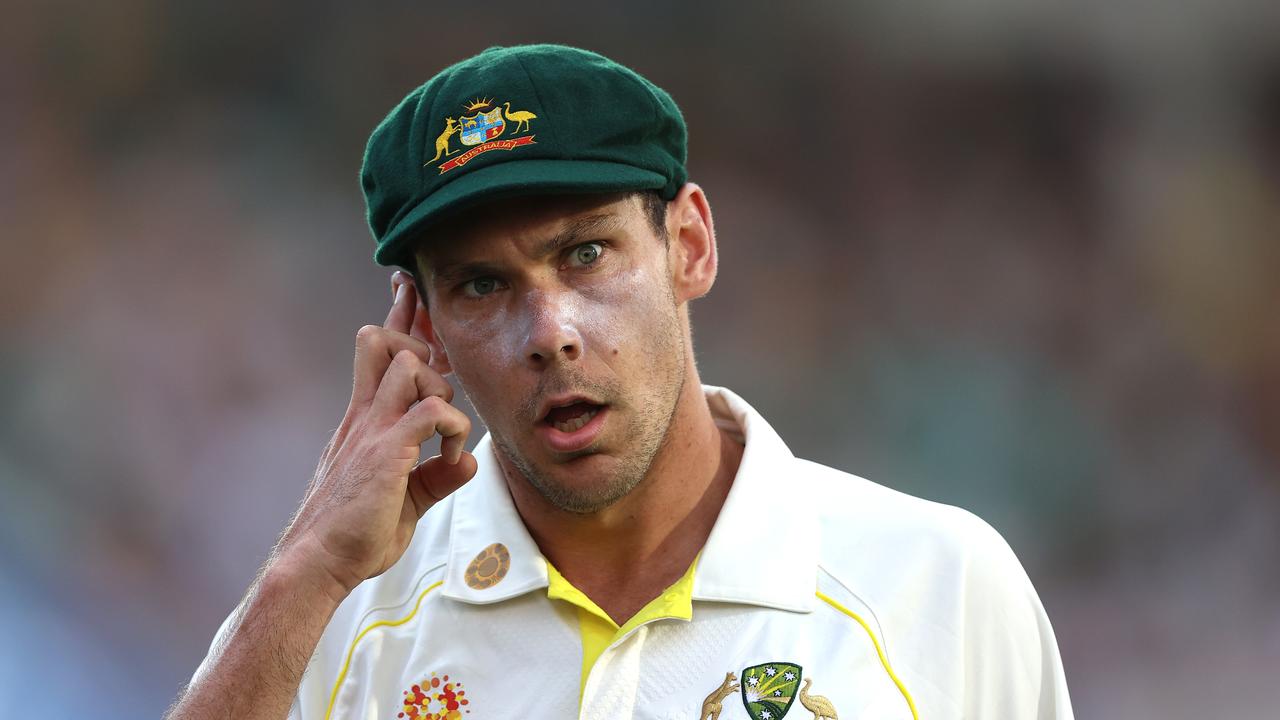 HOBART, AUSTRALIA - JANUARY 15: Scott Boland of Australia during day two of the Fifth Test in the Ashes series between Australia and England at Blundstone Arena on January 15, 2022 in Hobart, Australia. (Photo by Robert Cianflone/Getty Images)