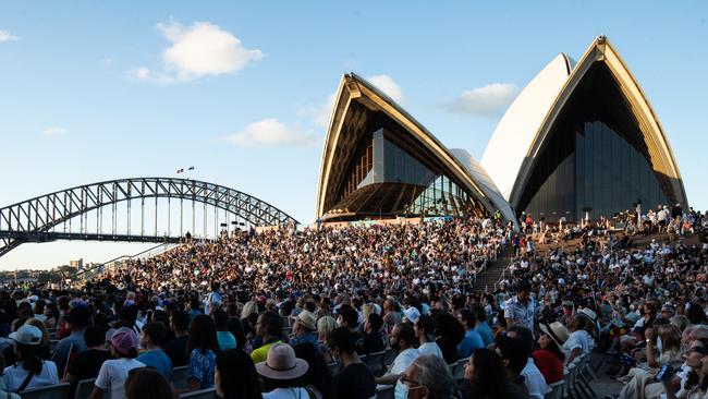 The Australia Day Concert at Sydney Opera House on Wednesday evening. Picture: Julian Andrews