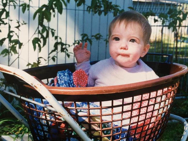 The seven-month-old was a happy baby and never sick. Picture: Supplied