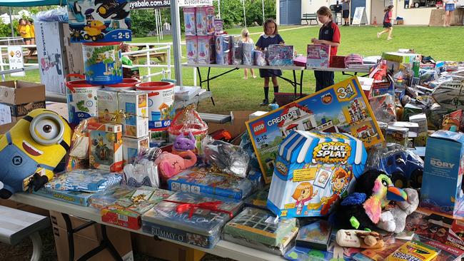 Thousands of toys were donated to farming families near Dubbo, who have been affected by the drought.