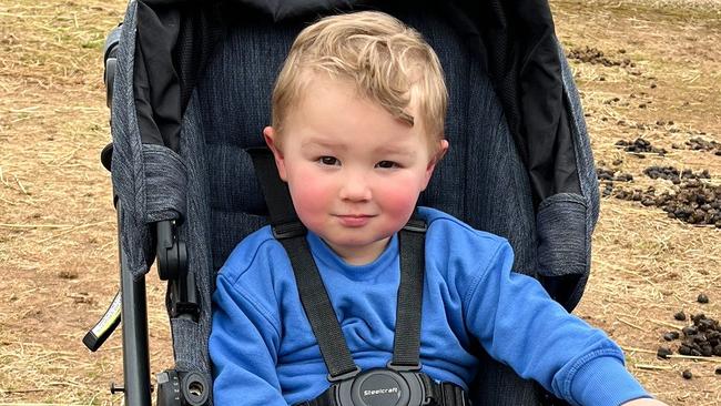 Luka Huddle, 2, drowned in a dam near Geelong. Picture: GoFundMe