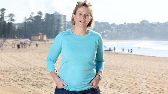 Zali Steggall pictured after winning the seat of Warringah. Picture: Damian Shaw