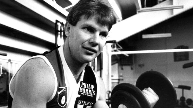 Former St Kilda captain Danny Frawley in 1992