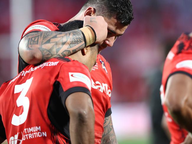 Michael Jennings and Andrew Fifita were crestfallen.