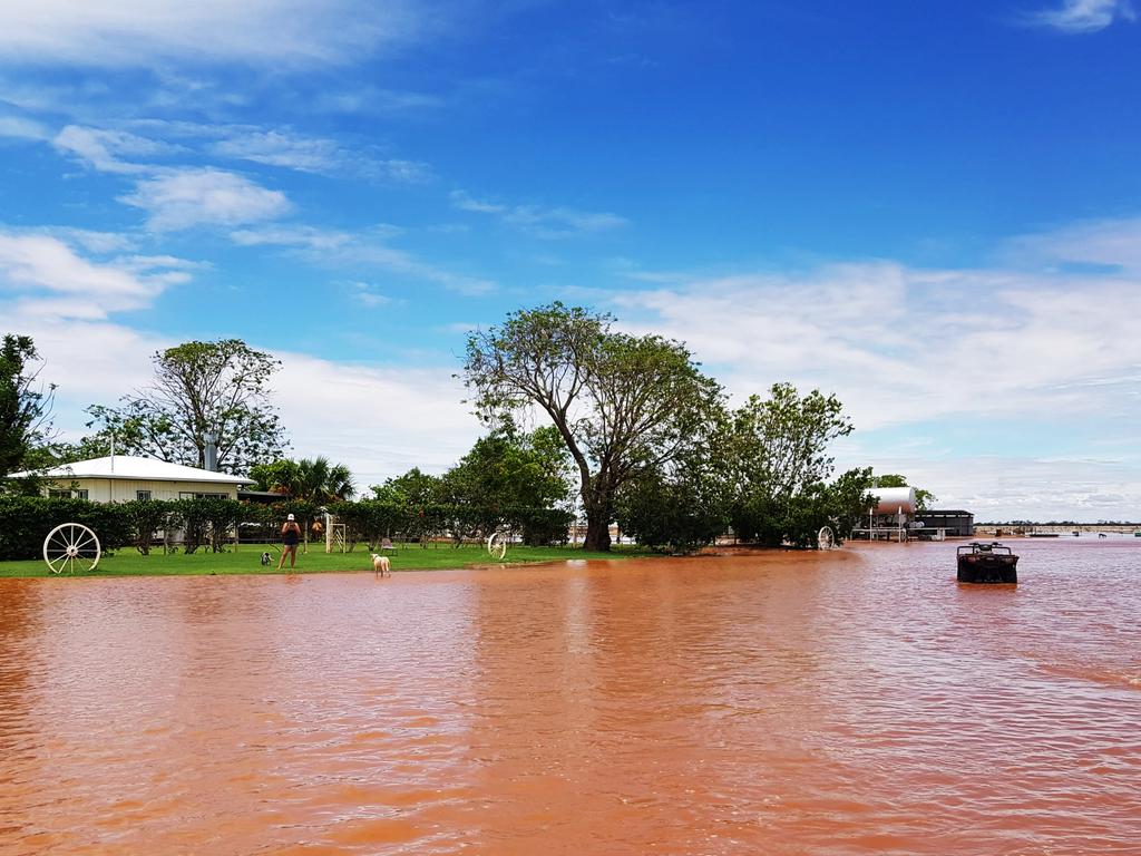 Flooding in central western Queensland