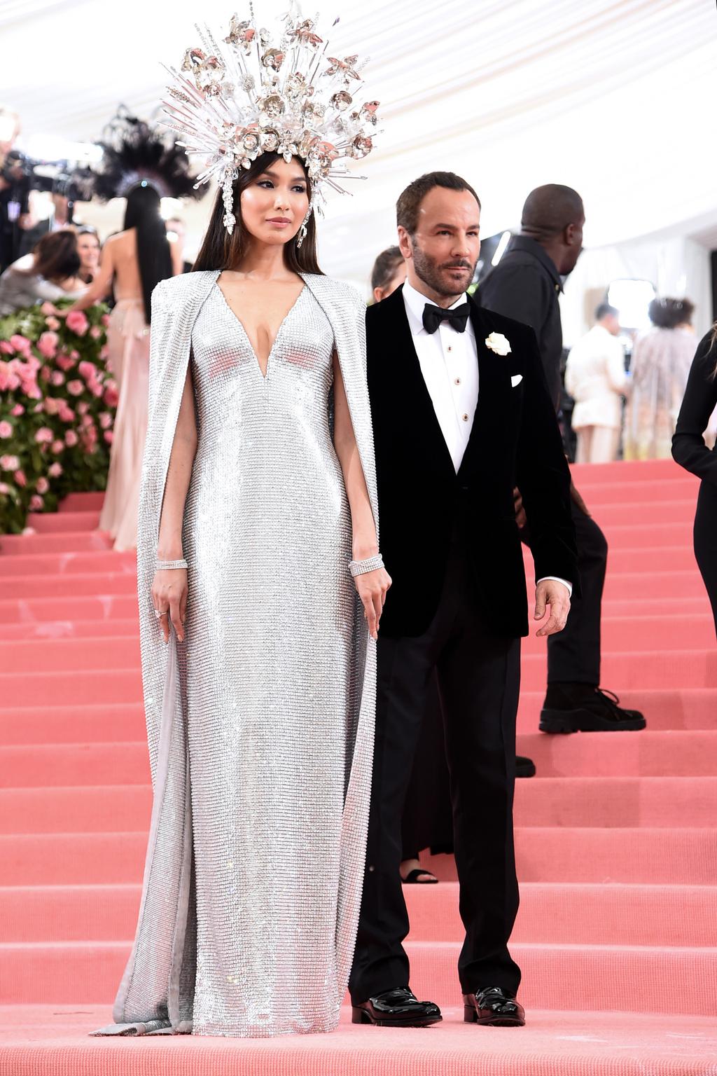 flare Proportional Glow Gemma Chan on being dressed for the Met Gala by Tom Ford - Vogue Australia