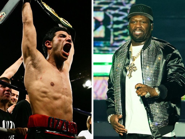 Billy Dib (left) and 50 Cent (right). Image: Getty