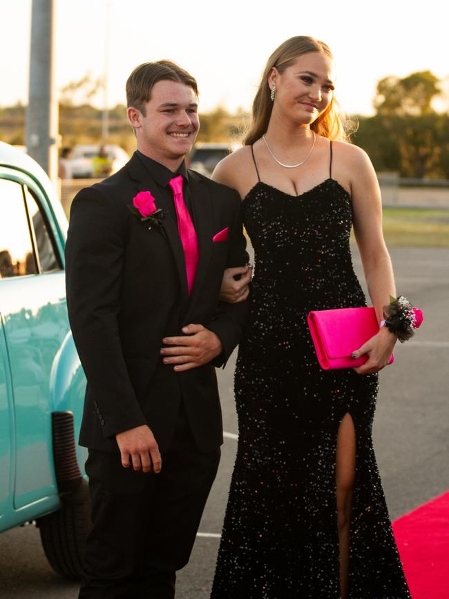 Janae Hitchenor and Lochie Prickett.