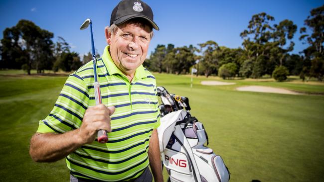 Royal Hobart Golf Club captain Ian Mansfield. Picture: RICHARD JUPE