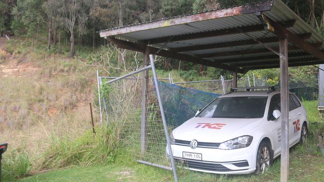 The couple has been forced to abandon one of their cars. Picture: News Corp Australia