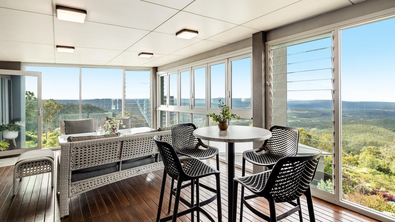 A four-bedroom property on St Ives Court in Mount Lofty, overlooking the Toowoomba escarpment, has hit the market through Colliers just three years after it sold for $1.75m.