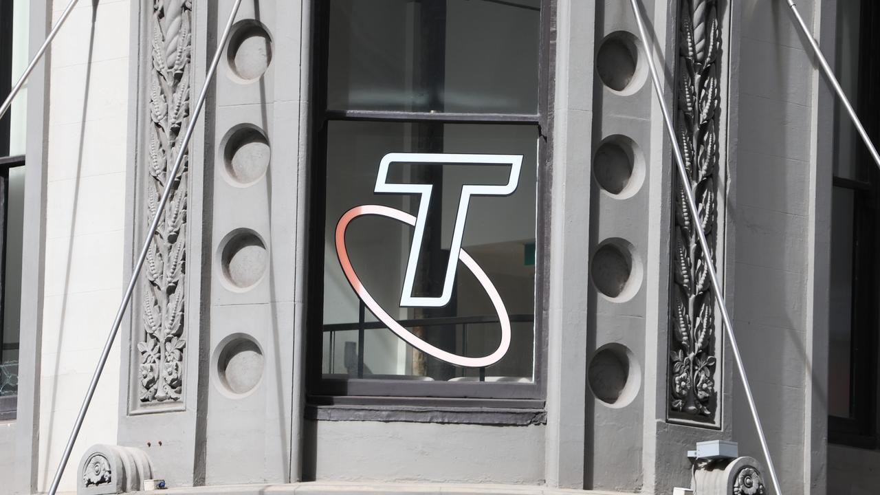 Telstra shares rose 2.2 per cent on Tuesday. Picture: NewsWire / Damian Shaw