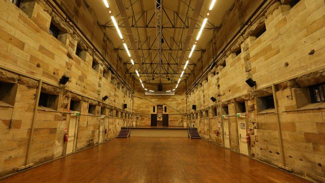 The old cell block at the National Art School, Sydney.