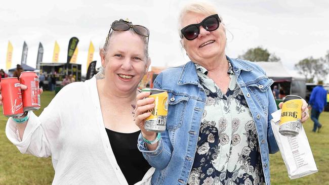 Lynne Mitchell and Karen Riley at Lighthouse Country Music Festival, Burnett Heads. Picture: Patrick Woods.