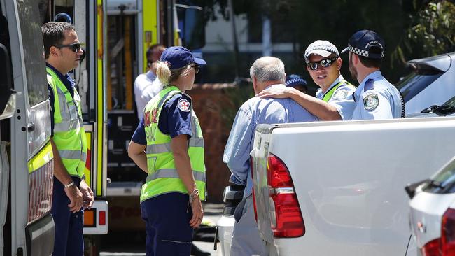 A scene from a crash on Marshall Lane, St Leonards where an 86-year-old pedestrian was killed on December 20. Picture: Virginia Young