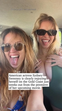 Sydney Sweeney is living her best life on the Gold Coast