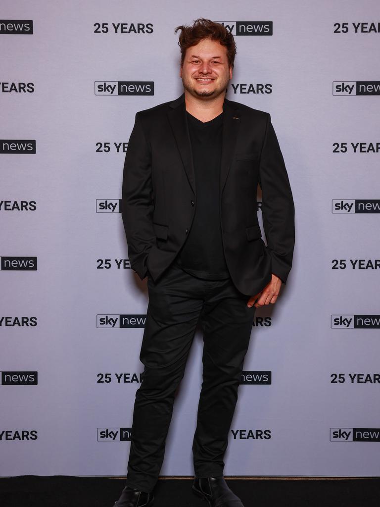 Rick Zecevic, at the Sky News 25th Anniversary celebration, at Bennelong Restaurant. Picture: Justin Lloyd.