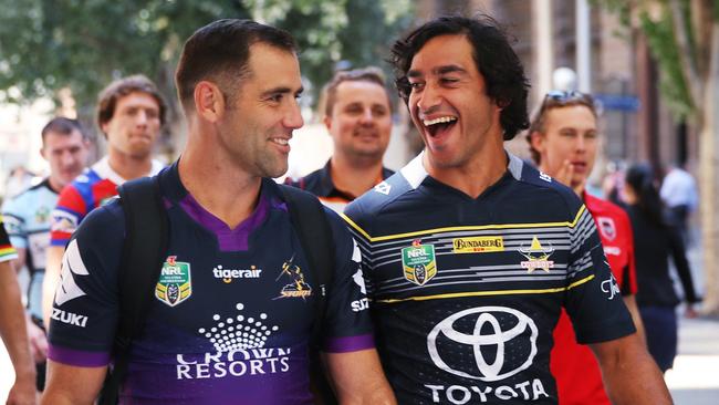 Cameron Smith and Johnathan Thurston have earned the right to be respected. Picture. Phil Hillyard