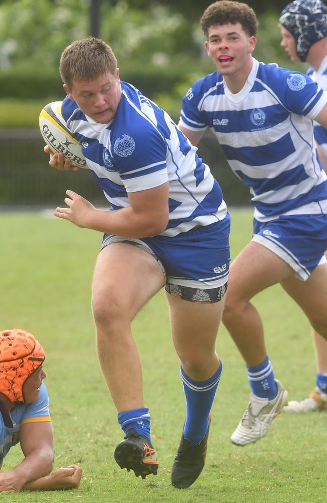 QLD Rugby Union State Championships (17-18 years boys) at the Townsville Sports Precinct. Friday May 23. Northern against Peninsular. Picture: Evan Morgan