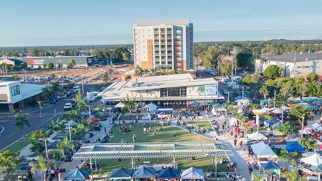 Palmerston Civic Plaza. Picture: City of Palmerston