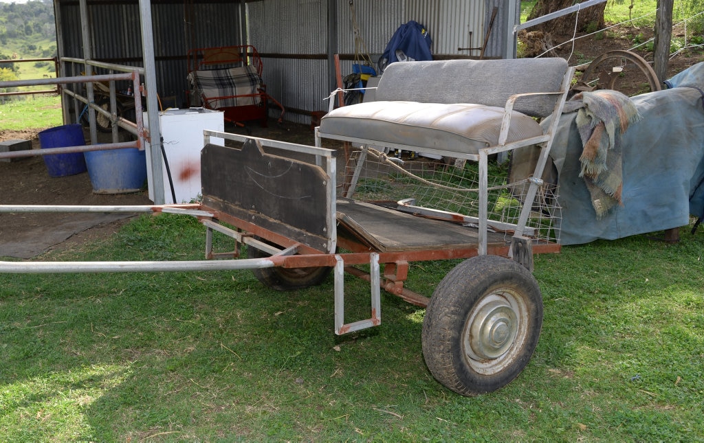 Larkhill local Ken Consiglio is having an auction of most of the things on his property. Picture: Rob Williams