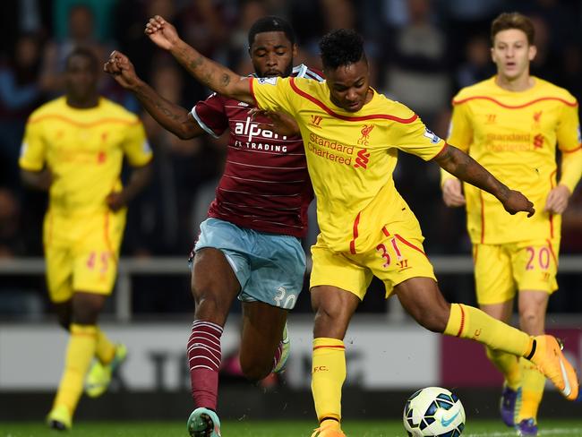 Raheem Sterling proved a constant threat for Liverpool.