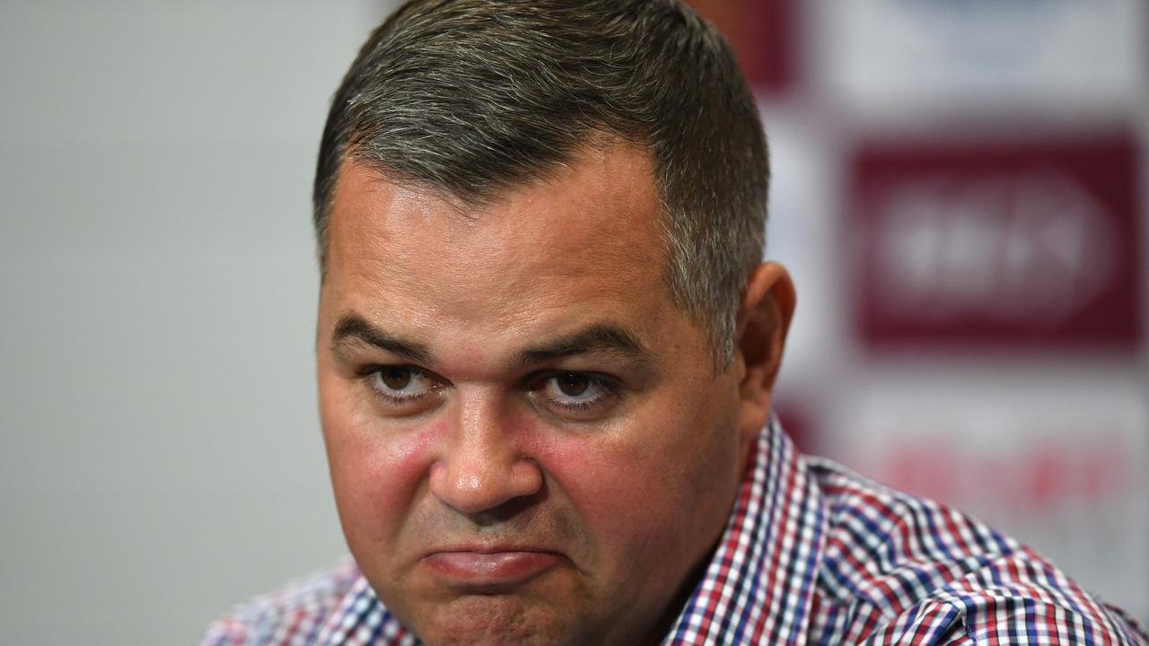 Phil Gould was critical of Broncos coach Anthony Seibold appearing to shift the blame for his side’s loss to the Storm.