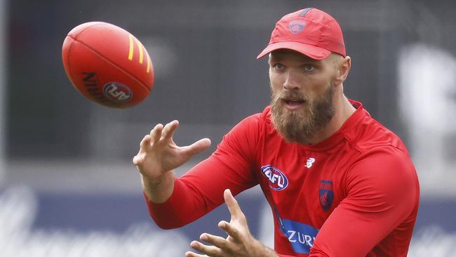 Max Gawn is in no hurry to hand over his KFC SuperCoach crown. Picture: Daniel Pockett/Getty Images