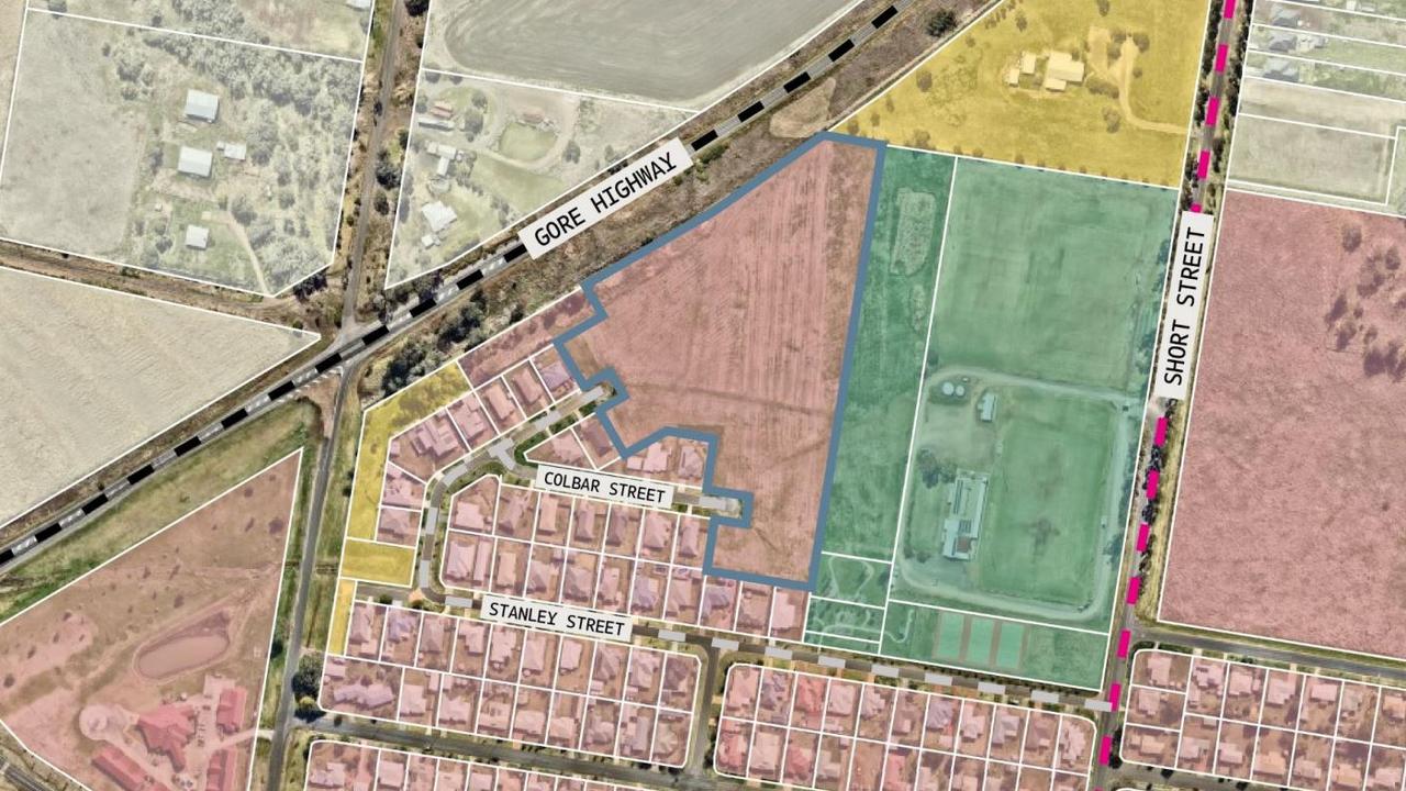 Plans for new 35-lot subdivision off Colbar Street in Pittsworth by Dallas Hunter.