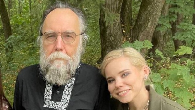 Daria Dugina with her father, Aleksander Dugin.