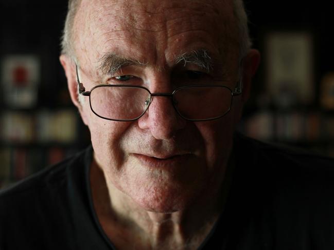 Author Clive James at his home in London.