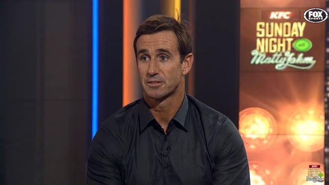 Andrew Johns gave a rare interview on Fox League.