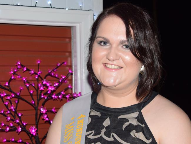 Lynette Vicary Mundubbera 2015 Miss Show Girl is looking stunning on her night Photo Noel Thompson / Central & North Burnett Times