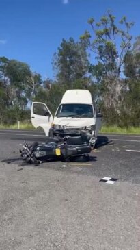 Motorcyclist killed horror crash near Burrum River tourist park