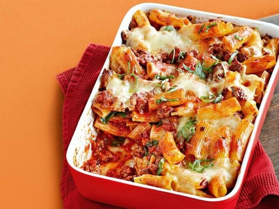 The Sopranos will put you in the mood for a 30-minute sausage pasta bake. Picture: www.taste.com.au